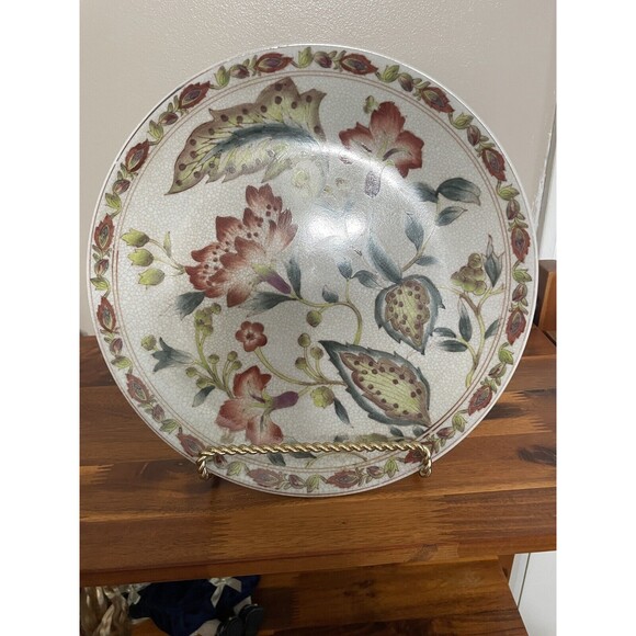 Beautiful Porcelain Enameled Plate - 10 1/2" - Picture 9 of 10